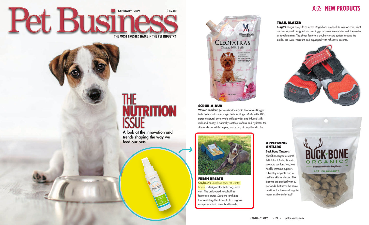 pet business oxyfresh pet dental spray