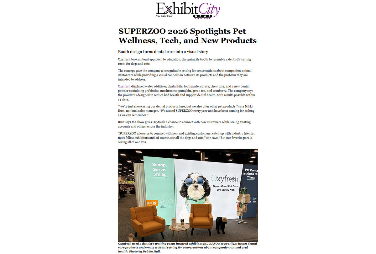 Exhibit City News: "SUPERZOO 2026 Spotlights Pet Wellness, Tech, and New Products"