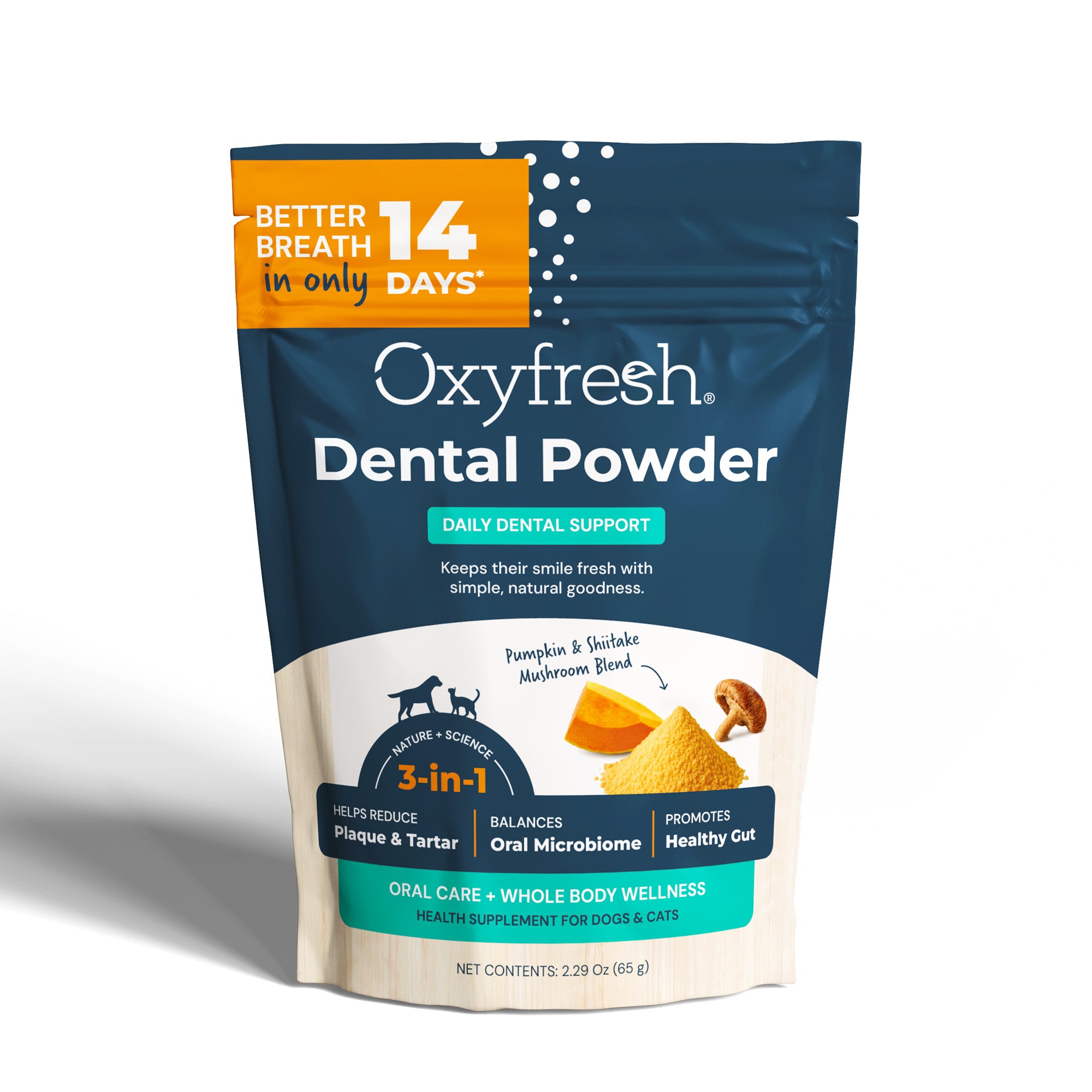 Advanced Dental Powder for Dogs & Cats ...  Fresh Breath Just in 14 Days