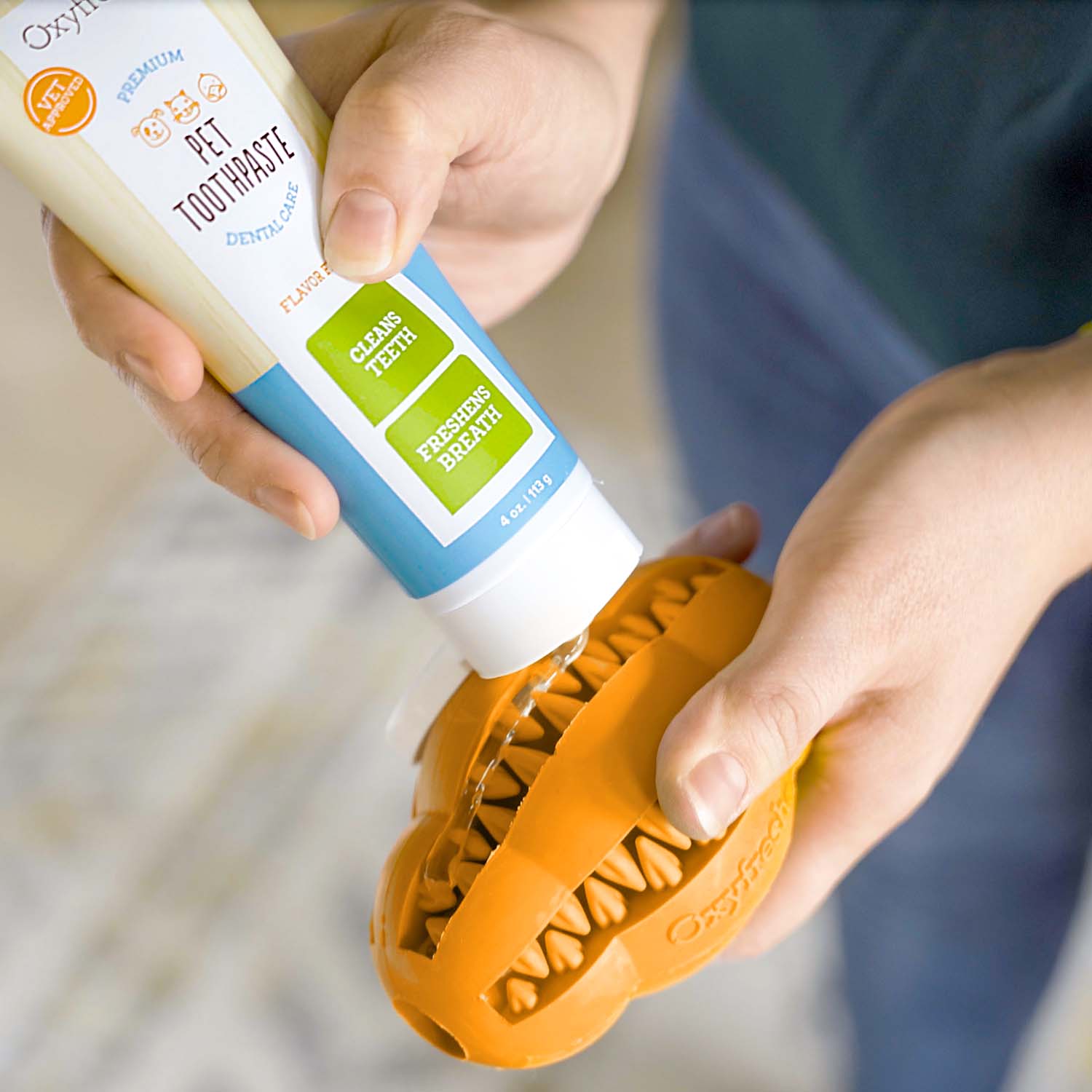 Dog Water Additive + Dog Dental Chew Toy