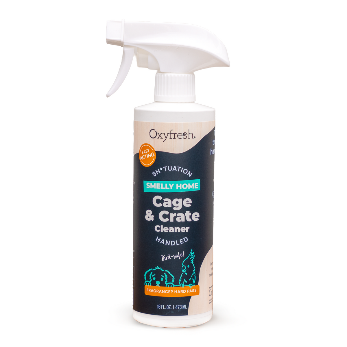 Advanced Pet Cage & Crate Cleaner - Streak-free & Eliminates Odors