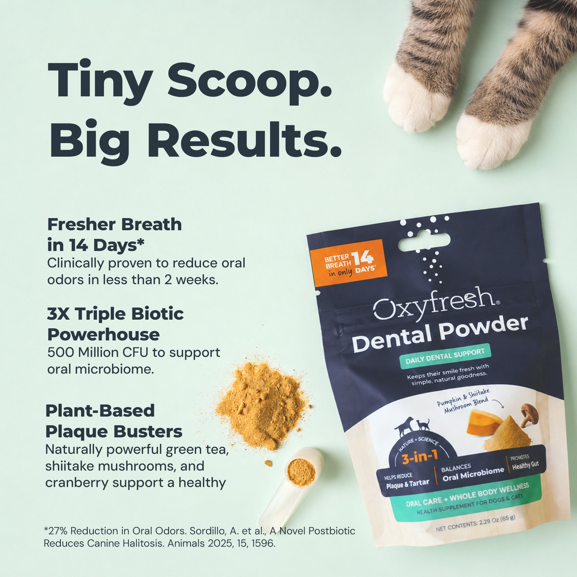 Advanced Dental Powder for Dogs & Cats ...  Fresh Breath Just in 14 Days