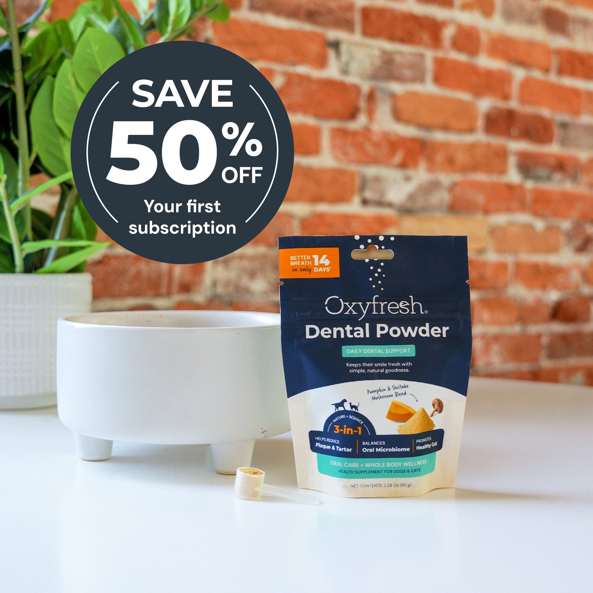 Advanced Dental Powder for Dogs & Cats ...  Fresh Breath Just in 14 Days