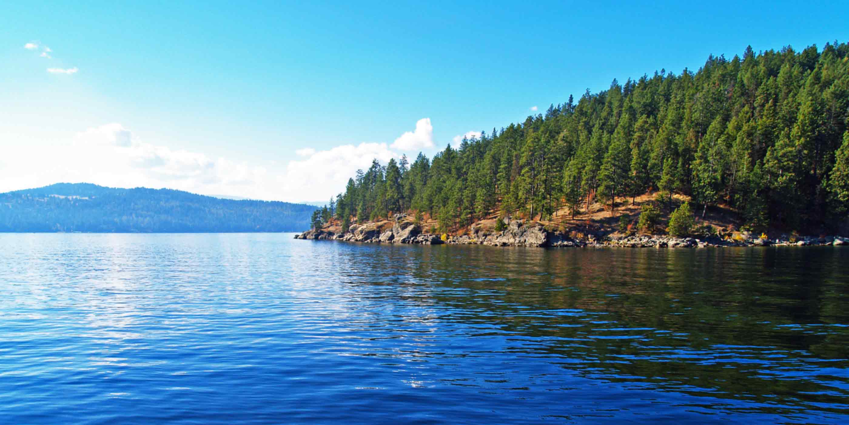 crisp clean coeur d'alene lake