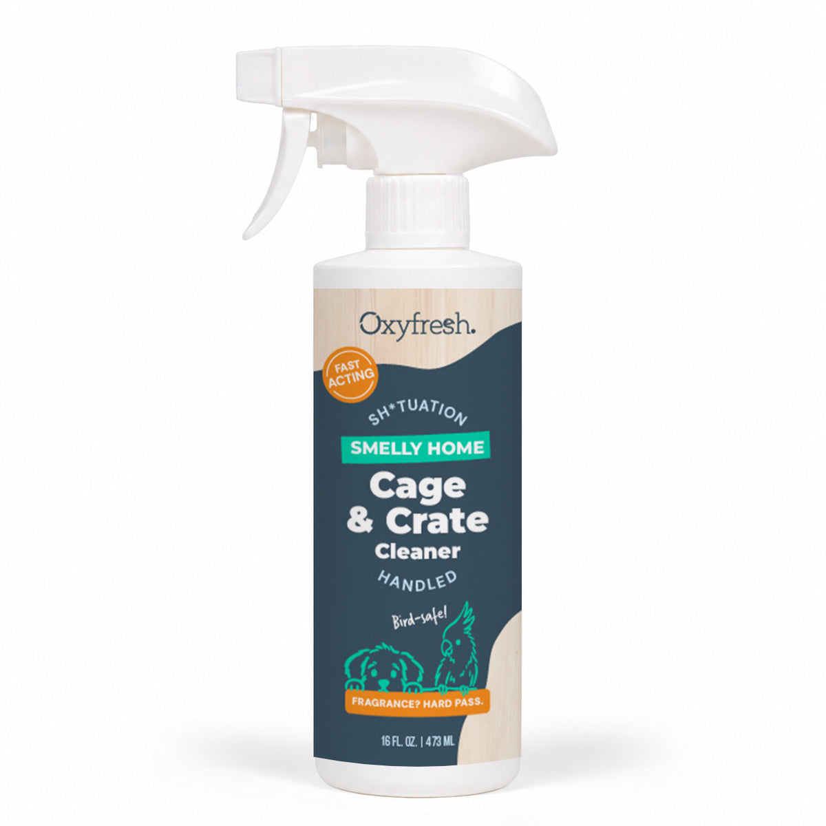 Advanced Pet Cage & Crate Cleaner - Streak-free & Eliminates Odors