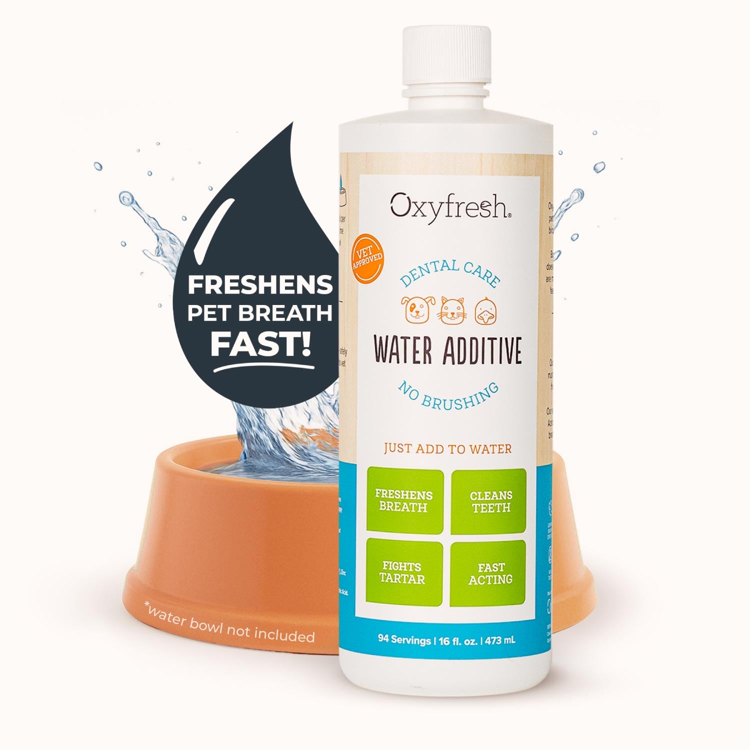 Premium Pet Dental Water Additive - Best Way to Fight Pet Bad Breath