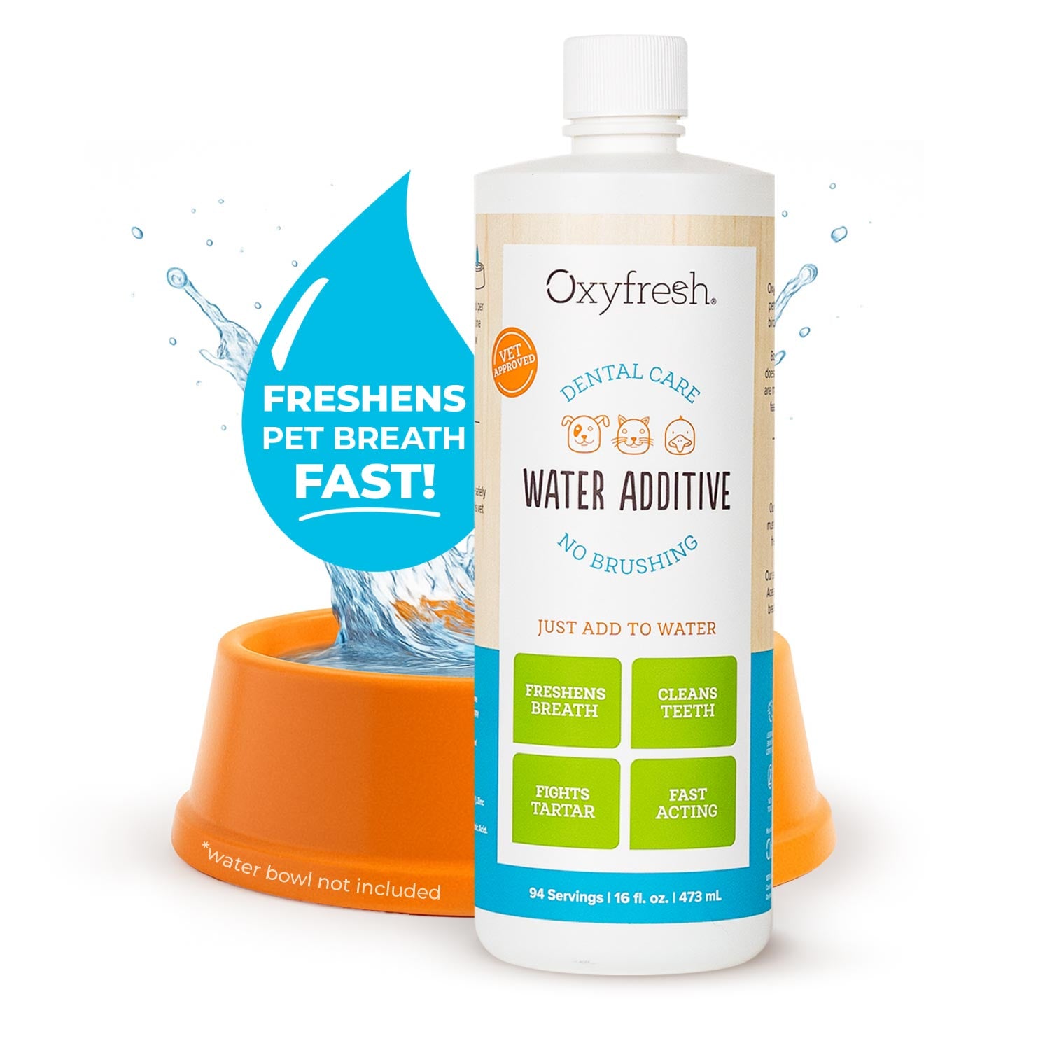 Premium Pet Dental Water Additive - Best Way to Fight Pet Bad Breath